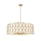 Z-Lite Harden Pendant, 10-Light, 32 In.W x 11.75 In.H, Modern Gold/White 1948P32-MGLD - alternate 3
